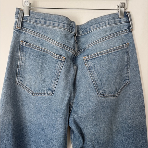 Agolde Light Blue Flare Jeans - Picture 6 of 8